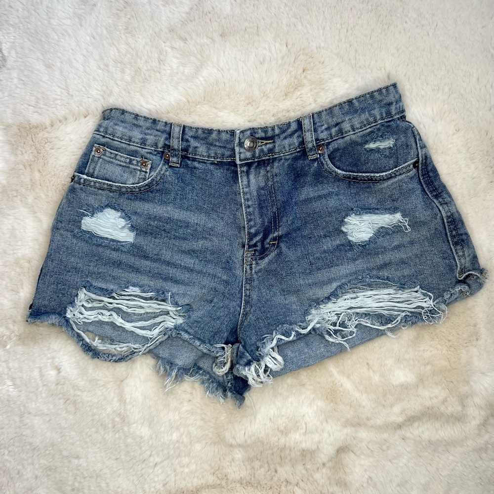 Denim shorts